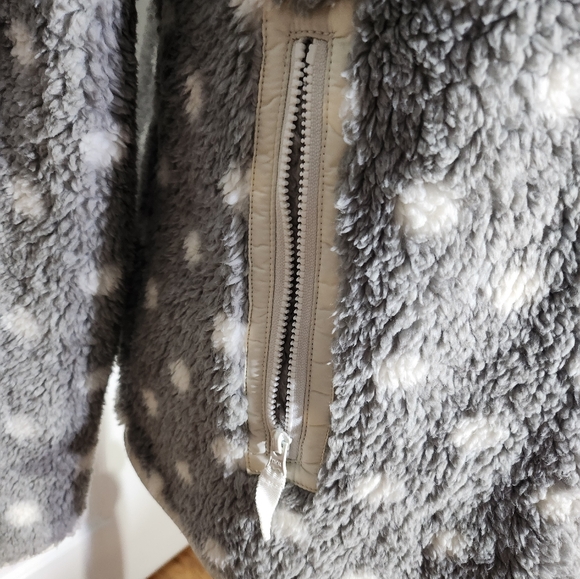 Talbot's polka dot fleece jacket - Picture 2 of 3